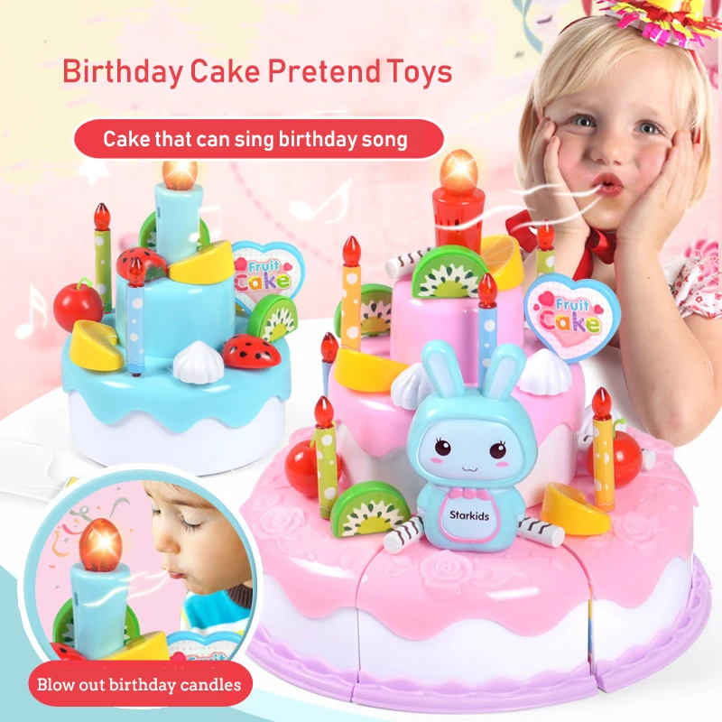 Kids Outdoor Kitchen Accessories - Zabawka dla dzieci Symulacja DIY Tort