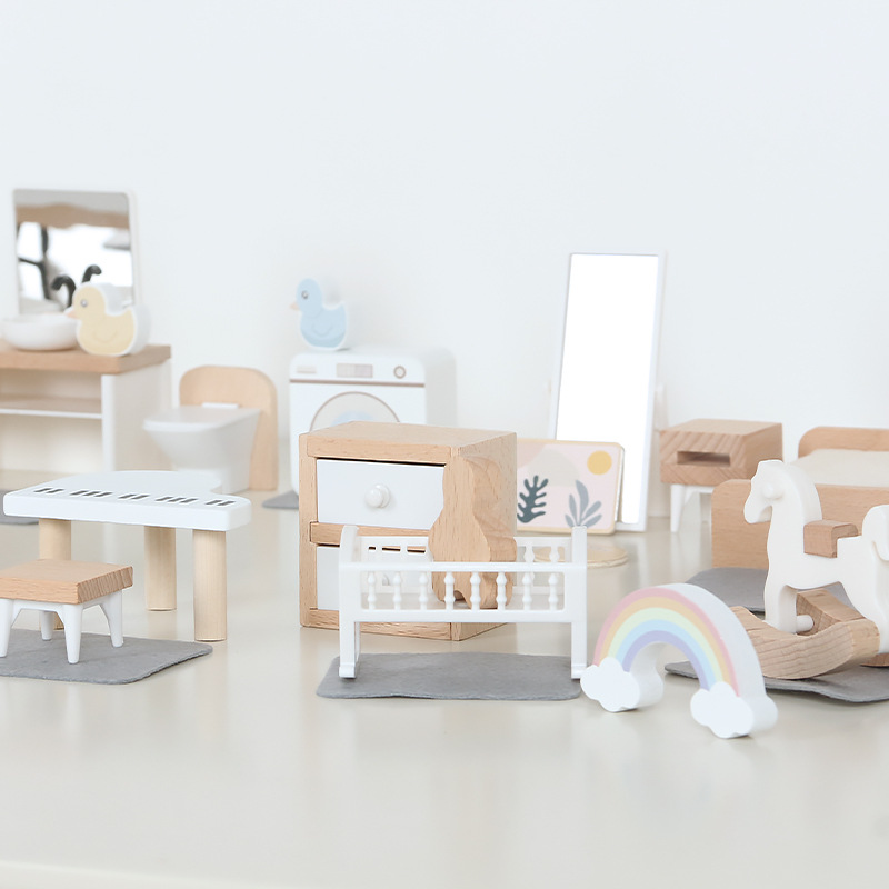 Kids Outdoor Kitchen Accessories - Nowoczesne meble do domku dla lalek