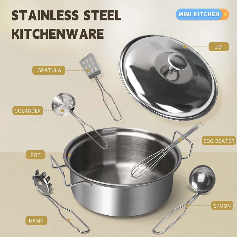 Zestaw kuchenny dla dzieci ze  – Kids Outdoor Kitchen Accessories recenzja i cena