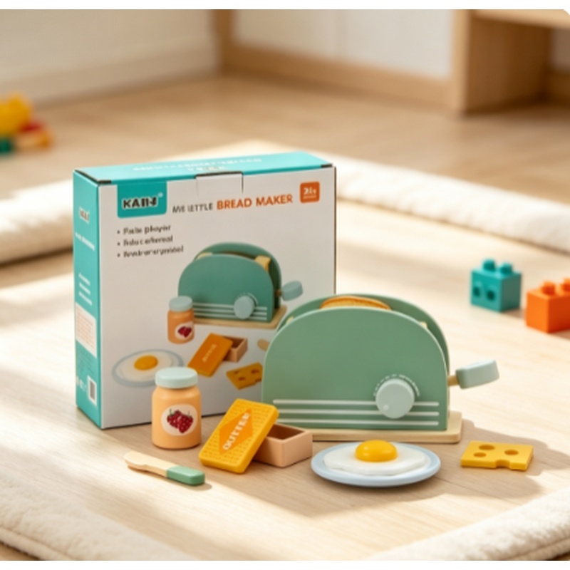 Drewniany Toster Zabawka Symul – Kids Outdoor Kitchen Accessories recenzja i cena