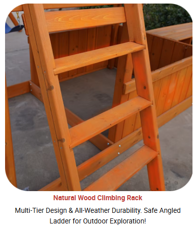 Wytrzymałe elementy do zabawy, – Kids Outdoor Climbing Frame recenzja i cena