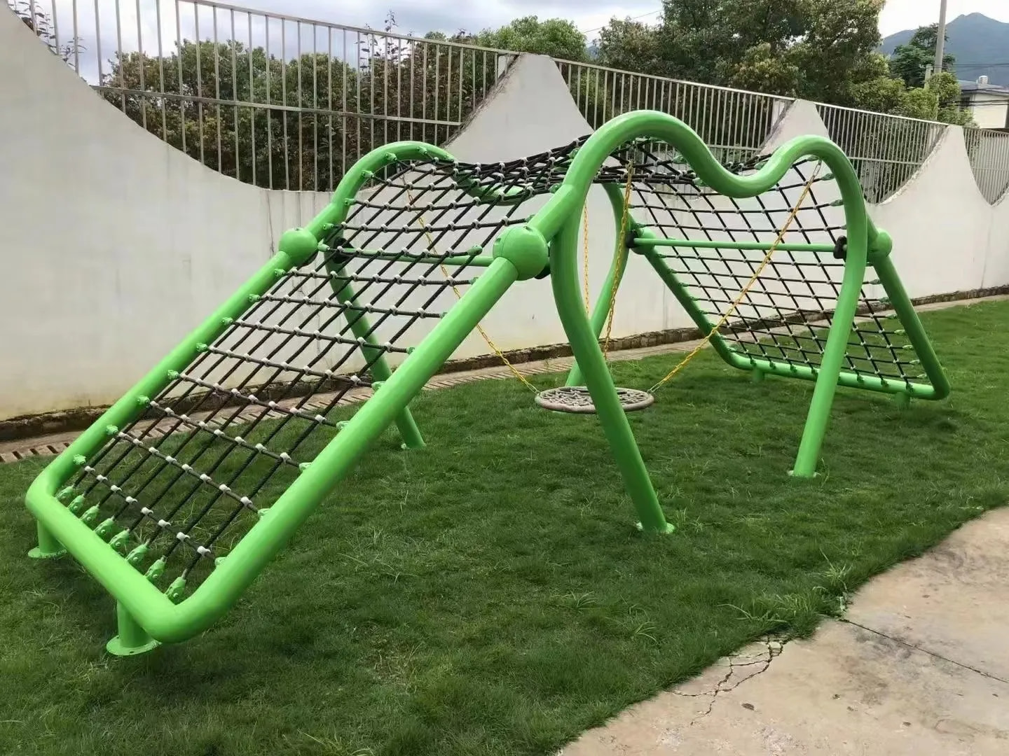 Zewnętrzna, metalowa, wytrzyma – Kids Outdoor Climbing Frame recenzja i cena